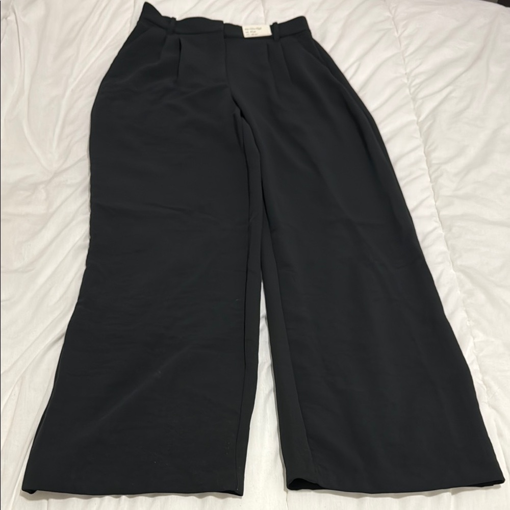 Abercrombie & Fitch Black Wide Leg Pants NWT